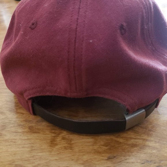 STRUCTURE Burgundy  curved brim Sporty Hat (vintage, original Structure) - Picture 3 of 5